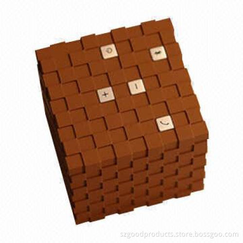 Magic Cube Bluetooth Speakers with 1,200mAh High Capacity Battery, Super Long Music Play Time
